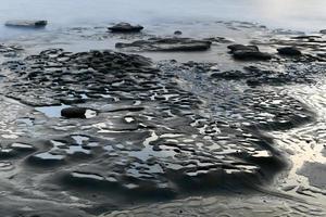 Sunset at the Tide Pools in La Jolla, San Diego, California. photo