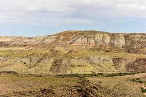 vista del paisaje natural desde las cuatro esquinas donde se cruzan cuatro estados. foto