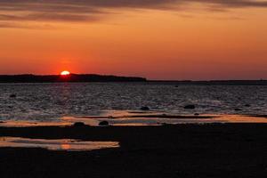 Natural landscapes of the island of Vormsi photo