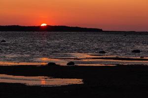 Natural landscapes of the island of Vormsi photo