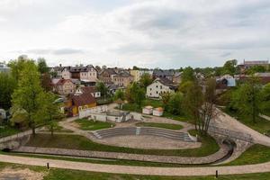 calles y paisajes del casco antiguo de vilnius foto