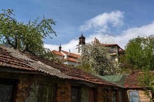 calles y paisajes del casco antiguo de vilnius foto