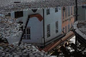 paisajes de tallin en las horas de la tarde foto