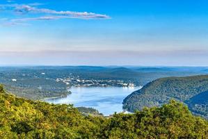 View from Bear Mountain, one of the best-known peaks of New York's Hudson Highlands. photo