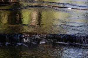 Treppoja waterfall in summer photo