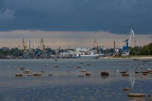 Landscapes of Tallinn in the evening hours photo