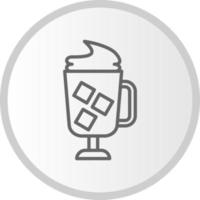 Ice Coffe Vector Icon