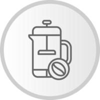 French Press Vector Icon