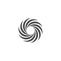 Abstract spiral logo template vector icon
