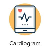 Heart Rate App vector