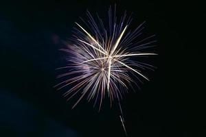 fuegos artificiales de verano de coney island - brooklyn, nueva york foto