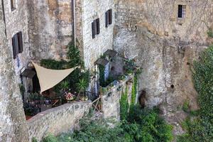 Pitigliano - the picturesque medieval town founded in Etruscan time on the tuff hill in Tuscany, Italy. photo