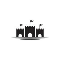 Castle Logo vector icon illustration