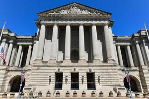 Washington, DC - Apr 3, 2021 -  Facade of the Smithsonian National Museum of American History in Washington, DC. photo