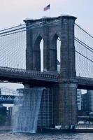 Man-Made Waterfalls under the Brooklyn Bridge photo
