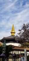 El templo isshin-ji es un templo budista de tierra pura en osaka, japón. foto