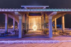 Burning Steel Wool photo