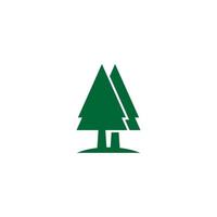 Pine logo template vector icon illustration