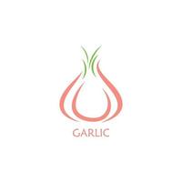 Garlic vector icon illustration