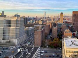 New York City Skyline looking from Downtown Brooklyn onto Downtown Manhattan. photo