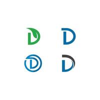 D letter logo vector icon template icon illustration