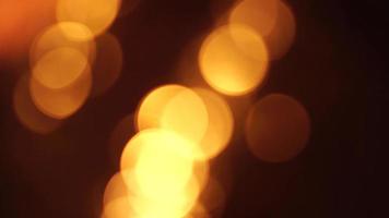 abstract blured golden bokeh background video