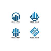 vector de plantilla de logotipo profesional de finanzas empresariales