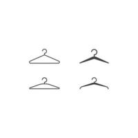 Simple Hanger vector icon illustration