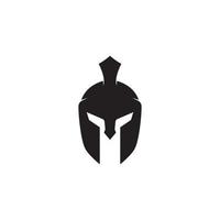 Vector sign. Spartan helmet logo template vector icon