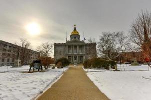 New Hampshire State House, Concord, New Hampshire, USA. New Hampshire State House is the nation's oldest state house, built in 1816 - 1819. photo