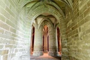 Beautiful Mont Saint-Michel cathedral on the island, Normandy, Northern France, Europe, 2022 photo