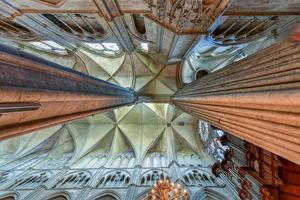 Bourges, France - May 21, 2017 -  Bourges Cathedral, Roman Catholic church located in Bourges, France. It is dedicated to Saint Stephen and is the seat of the Archbishop of Bourges. photo