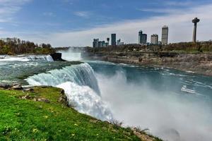 The American Falls at Niagara Falls, New York. photo