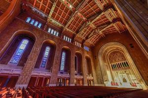 Temple Emanu-El was the first Reform Jewish congregation in New York City and, because of its size and prominence, has served as a flagship congregation in the Reform branch of Judaism, 2022 photo