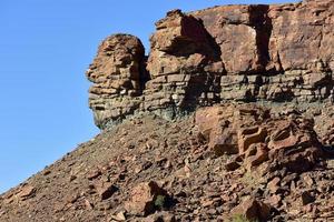 cañón del río fish -namibia, áfrica foto