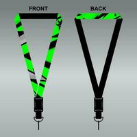 Lanyard Template Design For Company Purposes And More vector