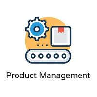 Trendy Product Management vector