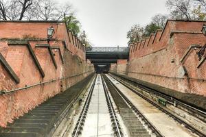 Funicular to Buda Castle in Budapest photo