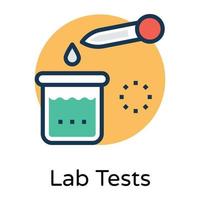 Trendy Lab Research vector