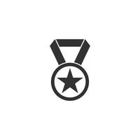 conjunto de vectores de iconos de medallas para la ilustración del día de los veteranos