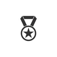 Set of medal icon vector for veterans day illustration