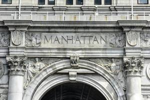 Municipal Building in Manhattan, New York City, is a 40-story building built to accommodate increased governmental space demands after the 1898 consolidation of the city's five boroughs. photo