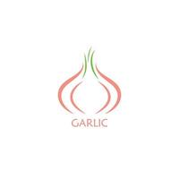 Garlic vector icon illustration