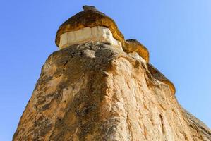 Goreme village, Turkey. Rural Cappadocia landscape. Stone houses in Goreme, Cappadocia. Countryside lifestyle. photo