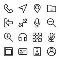 Pack of Ux and UI Vector Icons