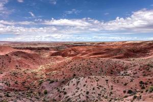 Tiponi Point in the Petrified Forest National Park in Arizona. photo