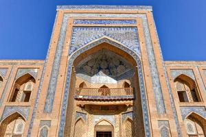 Mohammed Rakhim Khan Madrassah in Khiva, Uzbekistan. photo