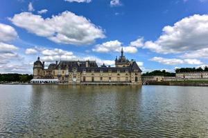 Chateau de Chantilly, historic chateau located in the town of Chantilly, France. photo