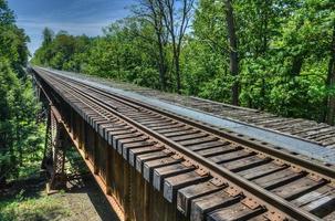 ferrocarril, puente watkins glen foto