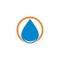 Water Drop Logo template vector icon illustration